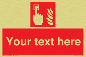 Custom Fire Alarm call point